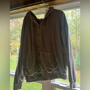 Elwood Brown Zip-Up Hoodie